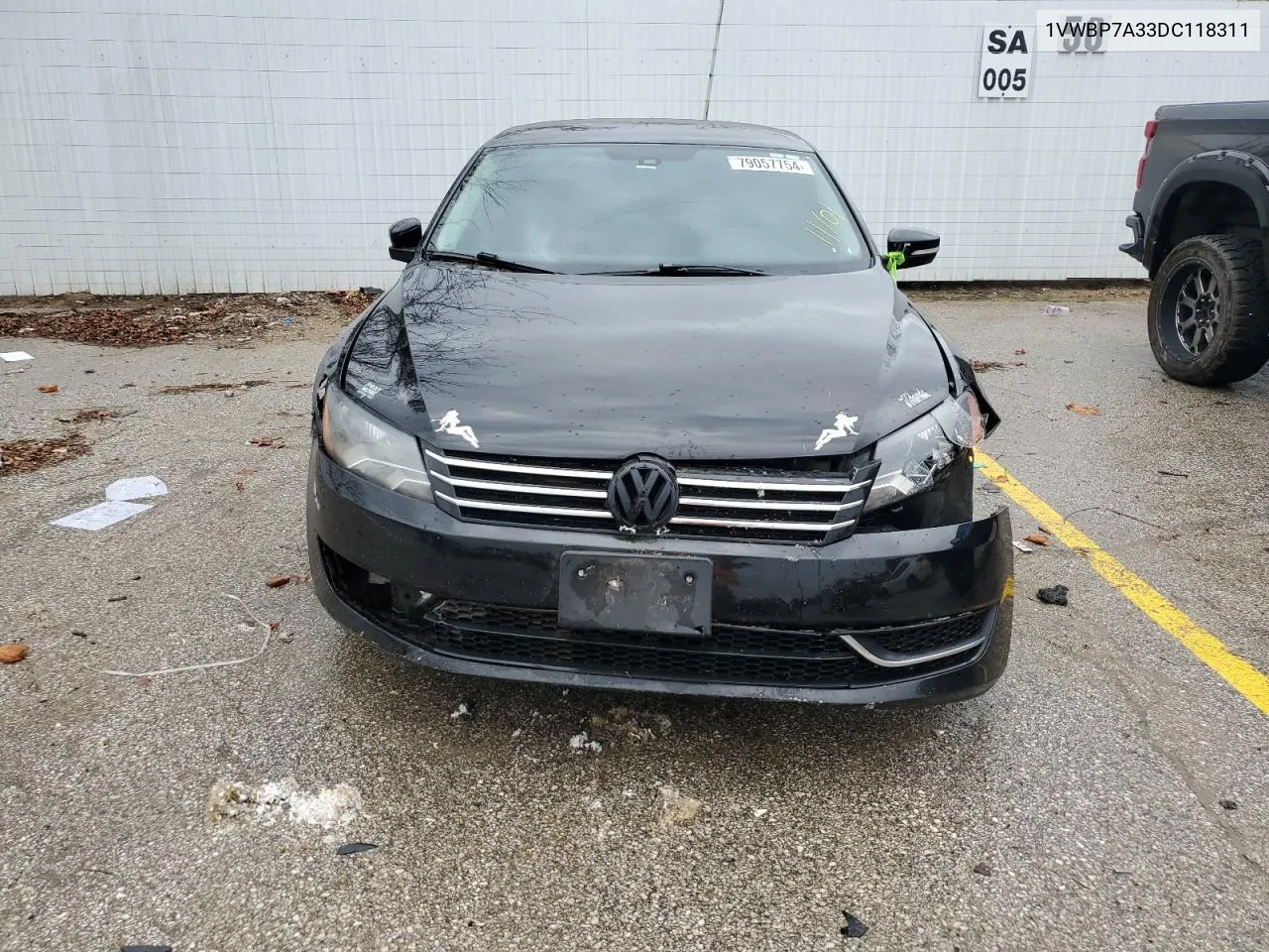 2013 Volkswagen Passat Se VIN: 1VWBP7A33DC118311 Lot: 79057754