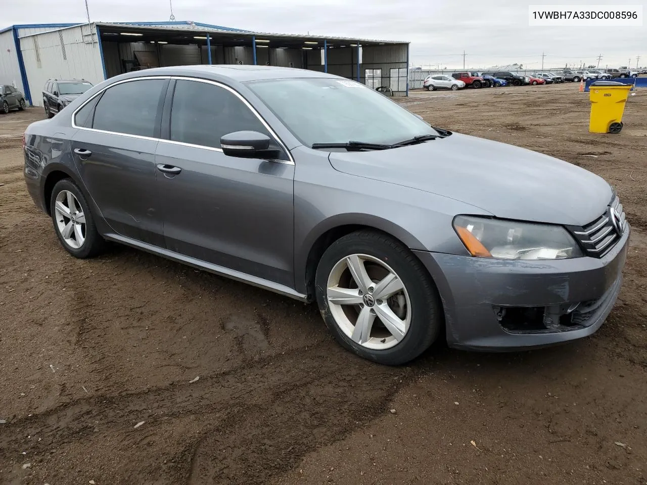 2013 Volkswagen Passat Se VIN: 1VWBH7A33DC008596 Lot: 79087664