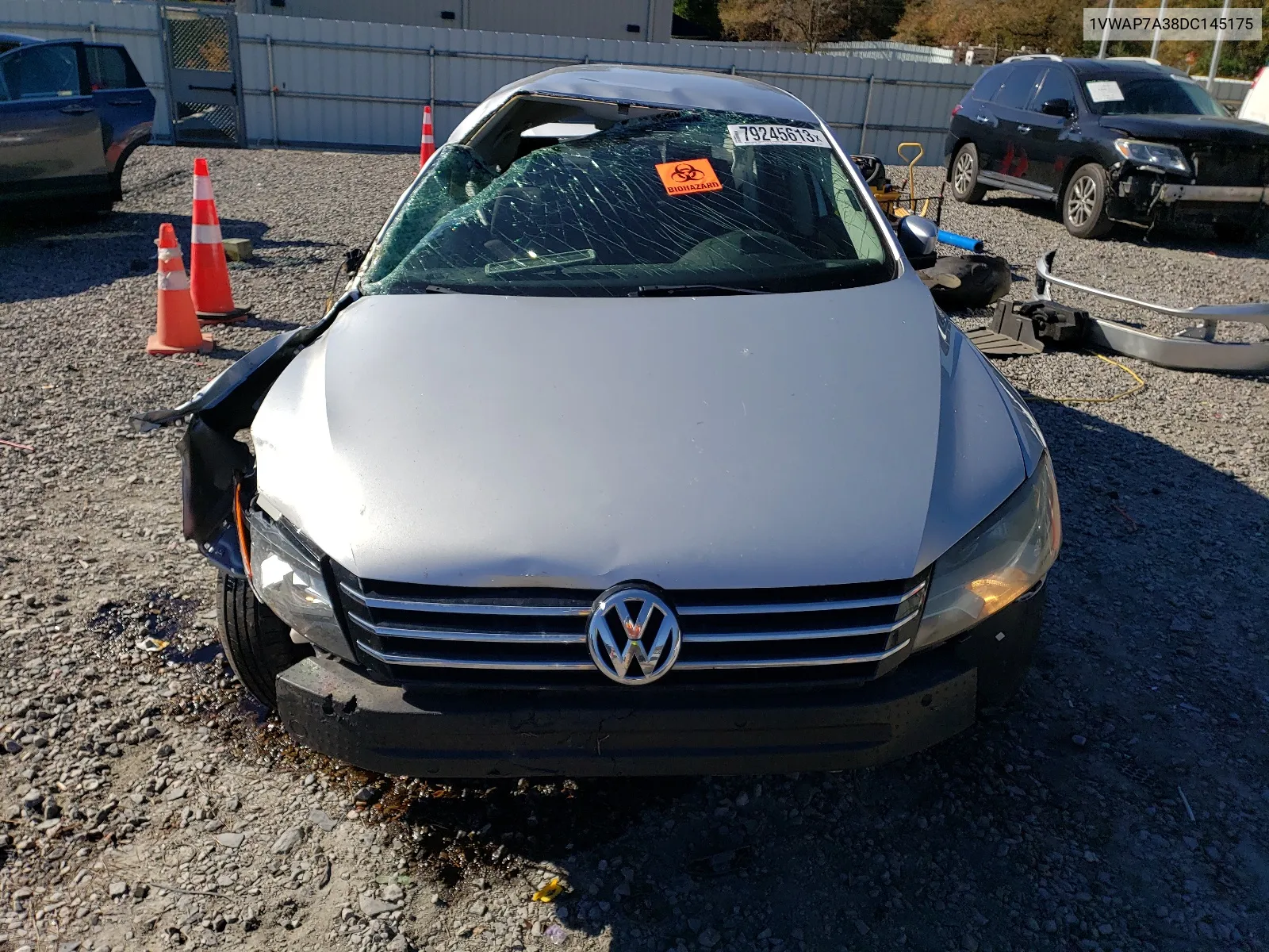 1VWAP7A38DC145175 2013 Volkswagen Passat S