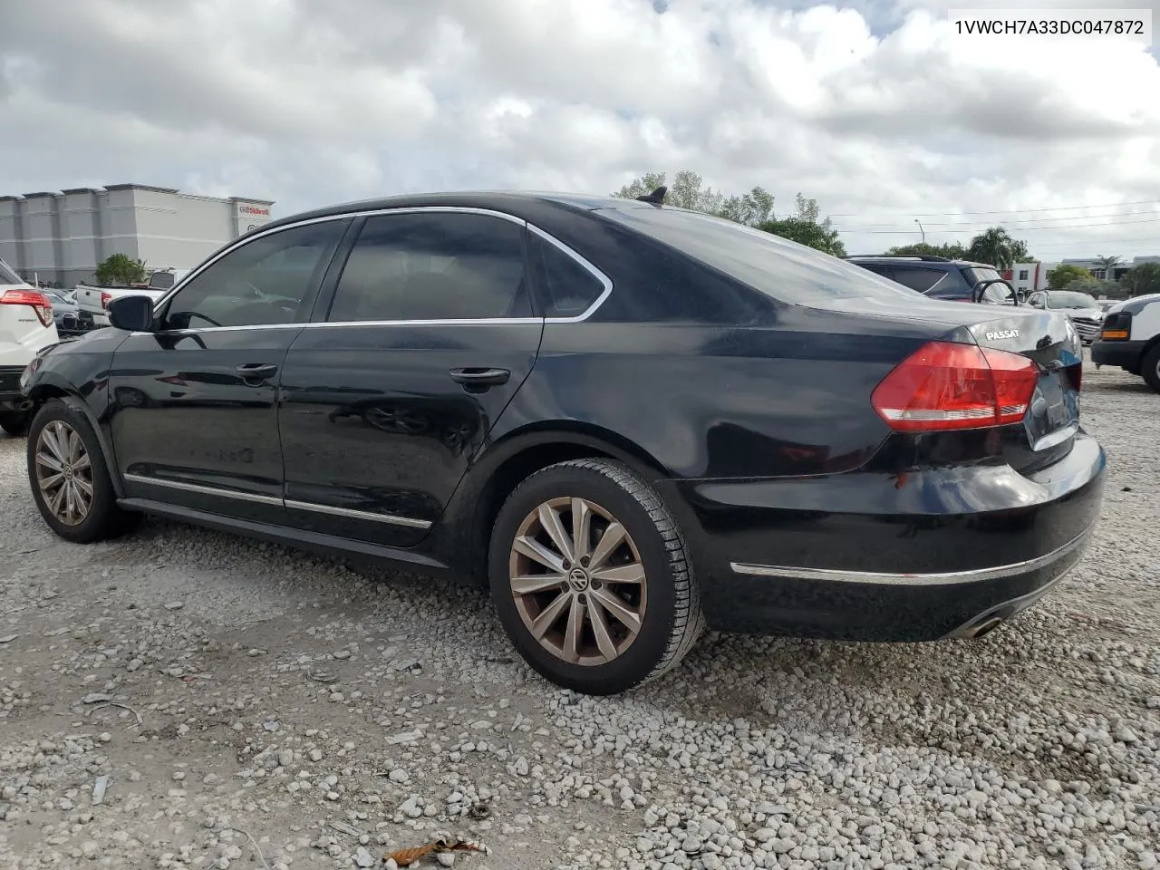 2013 Volkswagen Passat Sel VIN: 1VWCH7A33DC047872 Lot: 79620984