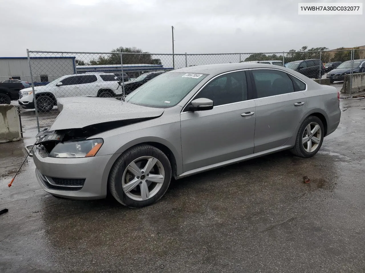 2013 Volkswagen Passat Se VIN: 1VWBH7A30DC032077 Lot: 79667854