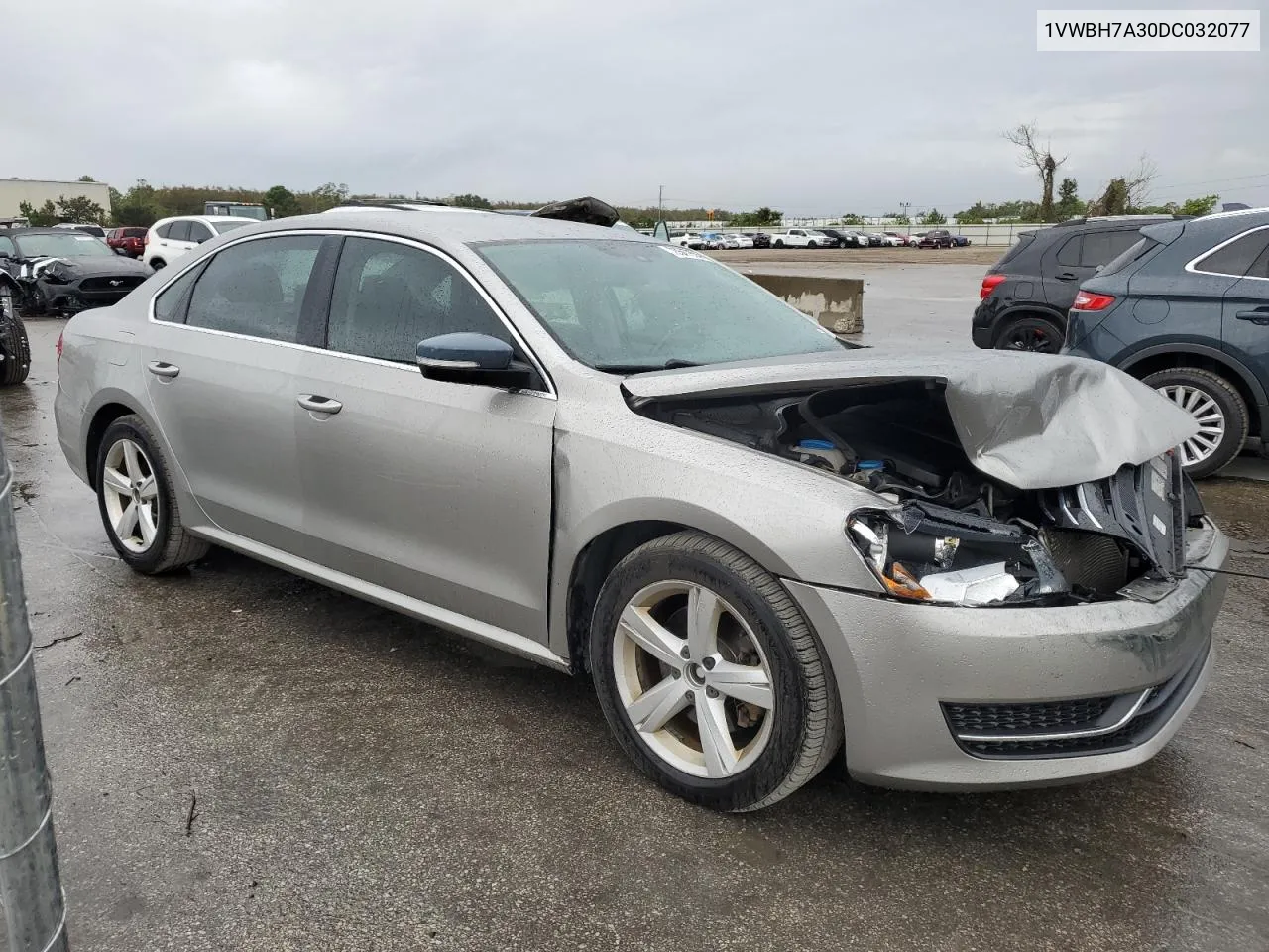 2013 Volkswagen Passat Se VIN: 1VWBH7A30DC032077 Lot: 79667854