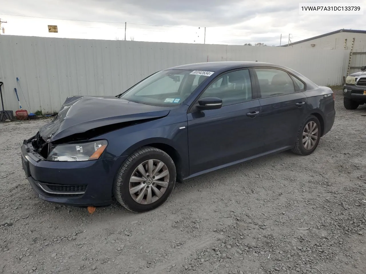 2013 Volkswagen Passat S VIN: 1VWAP7A31DC133739 Lot: 80042634