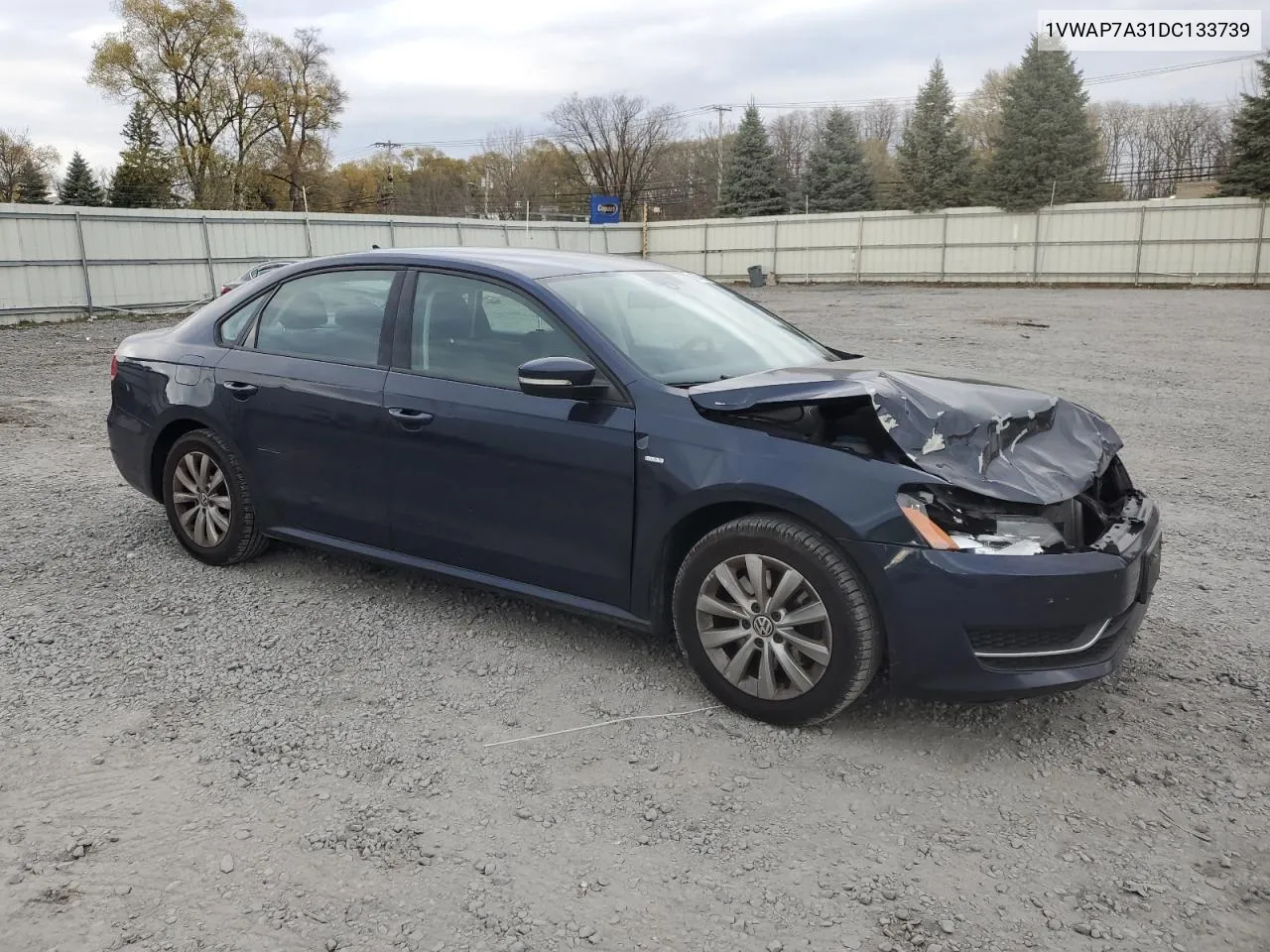 2013 Volkswagen Passat S VIN: 1VWAP7A31DC133739 Lot: 80042634