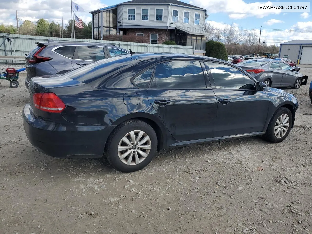 2013 Volkswagen Passat S VIN: 1VWAP7A36DC004797 Lot: 80368964