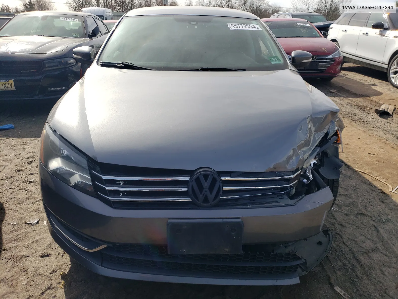 2014 Volkswagen Passat S VIN: 1VWAT7A35EC117394 Lot: 45772554