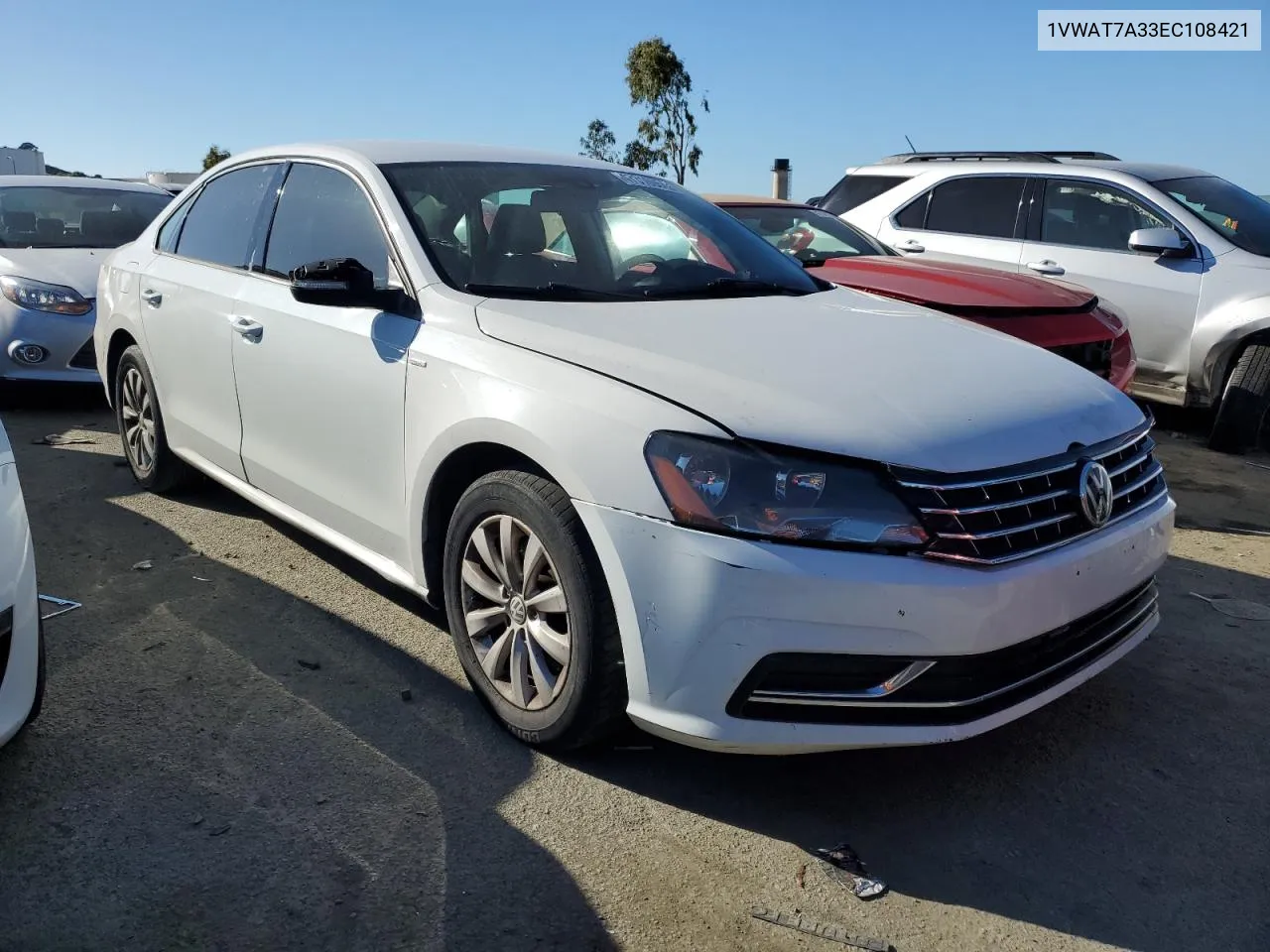 2014 Volkswagen Passat S VIN: 1VWAT7A33EC108421 Lot: 47316954