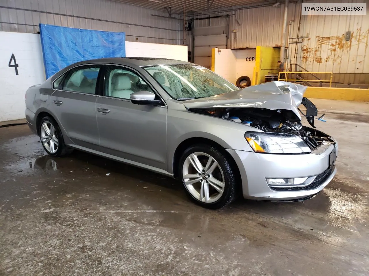 2014 Volkswagen Passat Sel VIN: 1VWCN7A31EC039537 Lot: 48563864