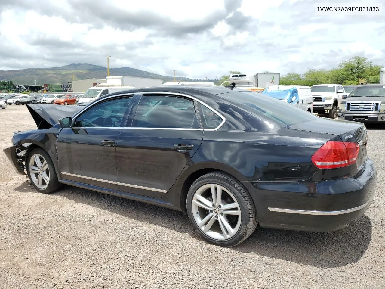 1VWCN7A39EC031833 2014 Volkswagen Passat Sel