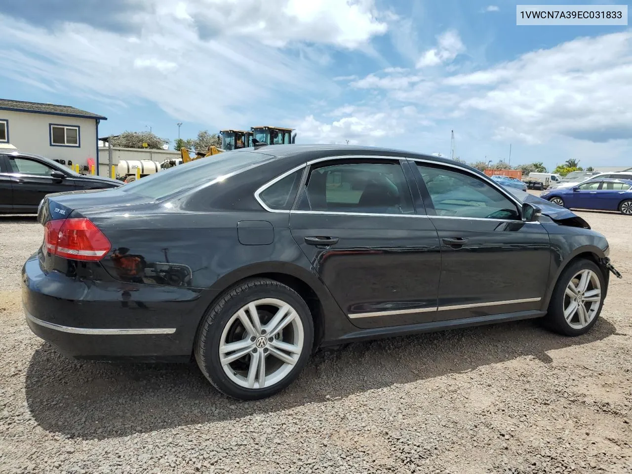 1VWCN7A39EC031833 2014 Volkswagen Passat Sel