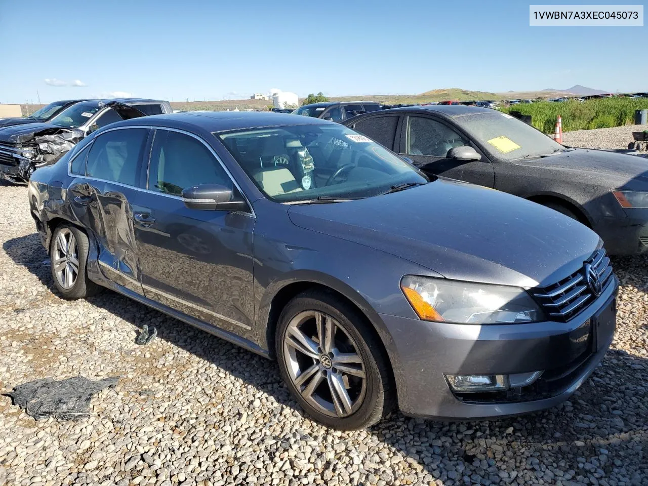 2014 Volkswagen Passat Se VIN: 1VWBN7A3XEC045073 Lot: 55460984