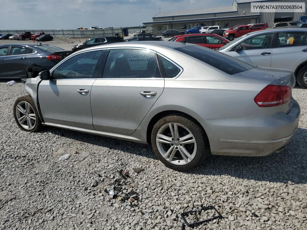 2014 Volkswagen Passat Sel VIN: 1VWCN7A37EC063504 Lot: 59256414