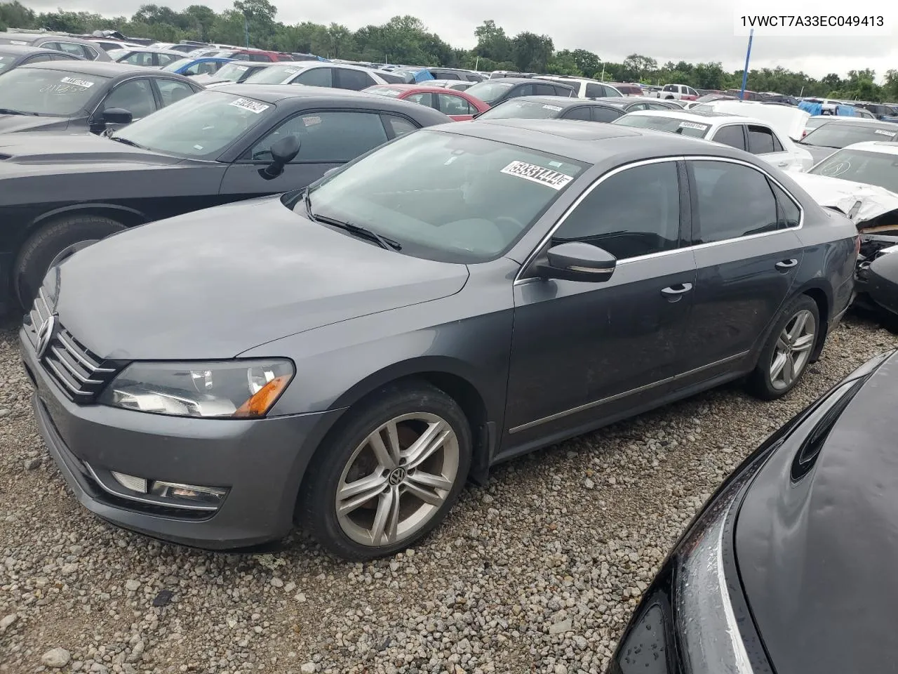 2014 Volkswagen Passat Sel VIN: 1VWCT7A33EC049413 Lot: 59331444