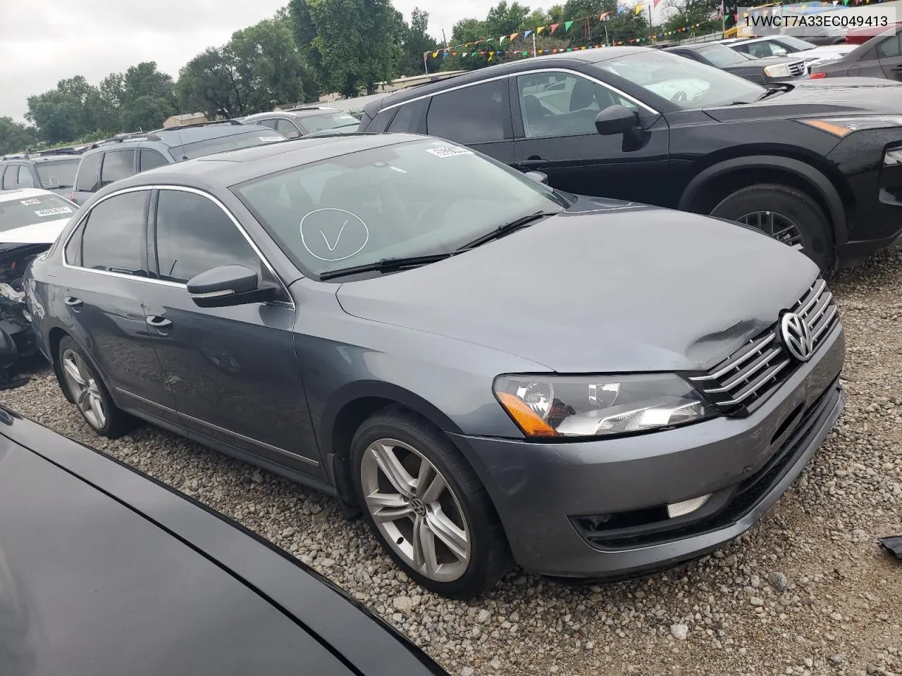 2014 Volkswagen Passat Sel VIN: 1VWCT7A33EC049413 Lot: 59331444