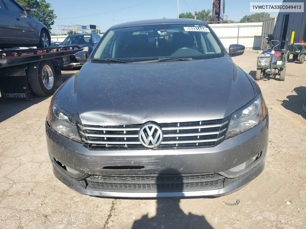 2014 Volkswagen Passat Sel VIN: 1VWCT7A33EC049413 Lot: 59331444