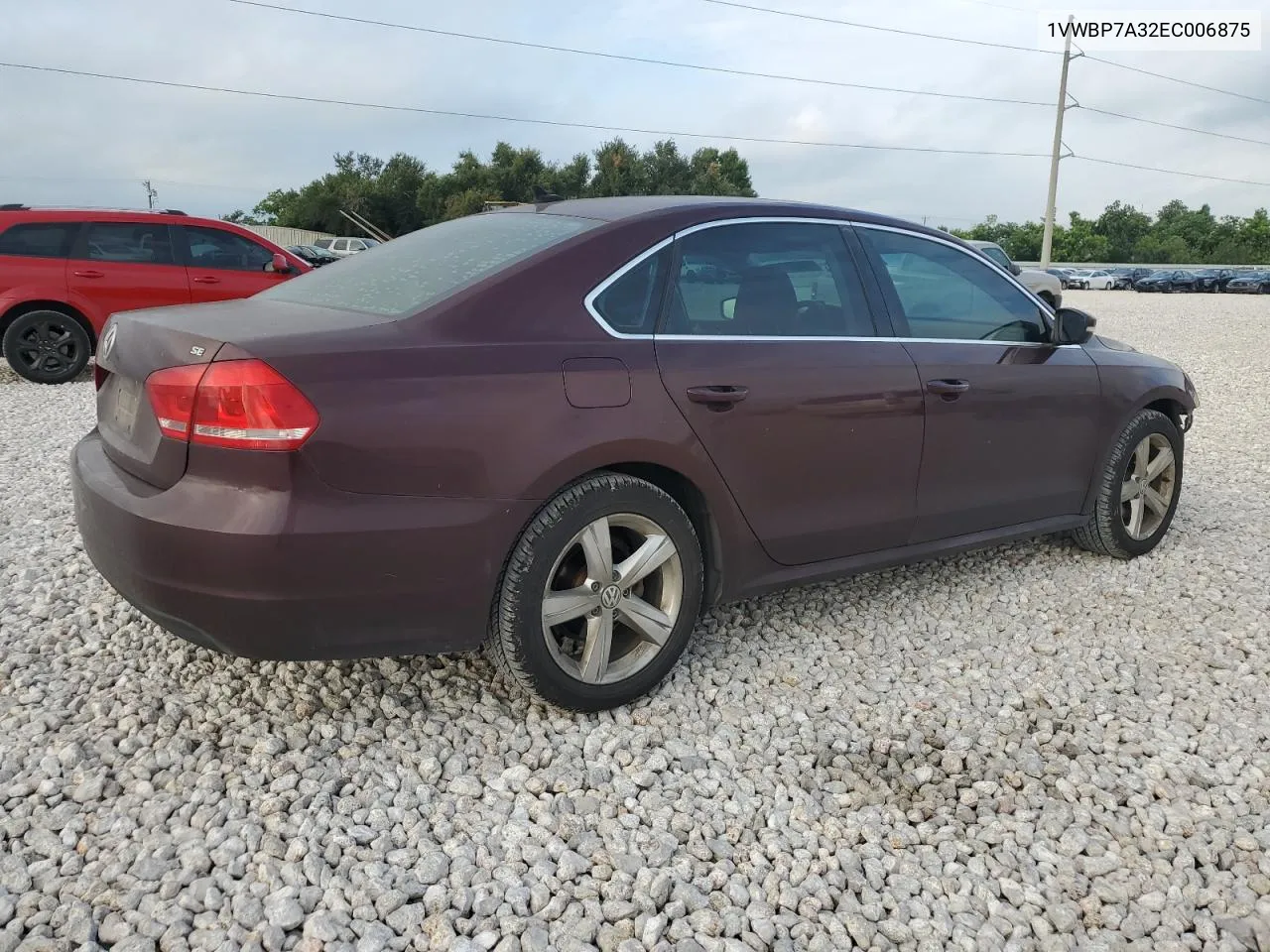 1VWBP7A32EC006875 2014 Volkswagen Passat Se