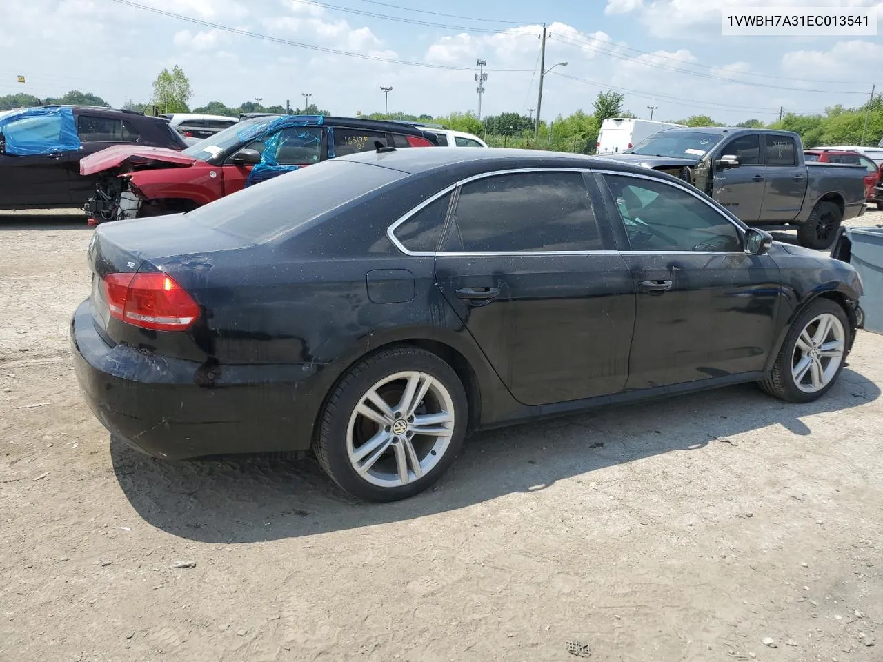 2014 Volkswagen Passat Se VIN: 1VWBH7A31EC013541 Lot: 59780624