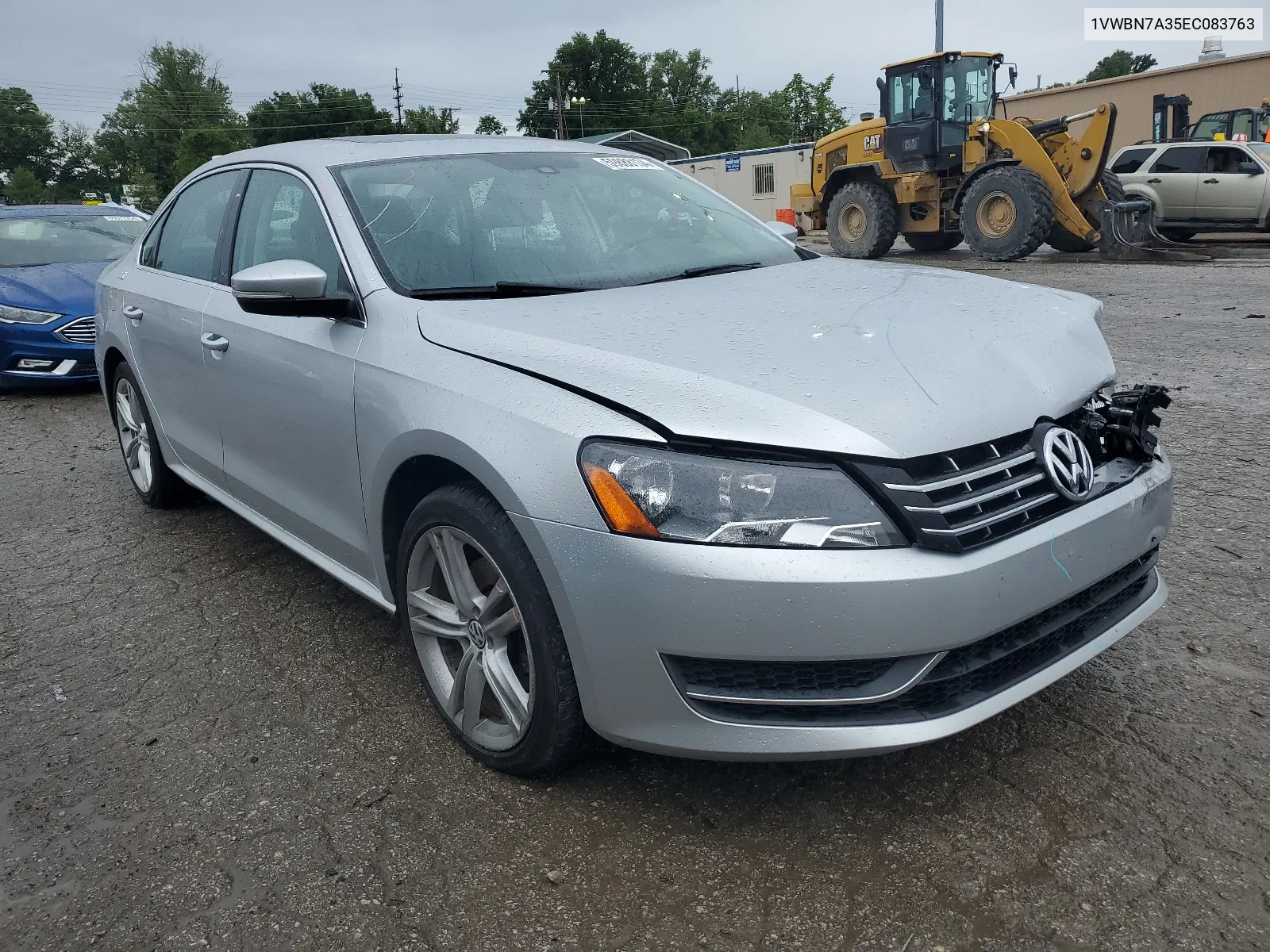 2014 Volkswagen Passat Se VIN: 1VWBN7A35EC083763 Lot: 59888134