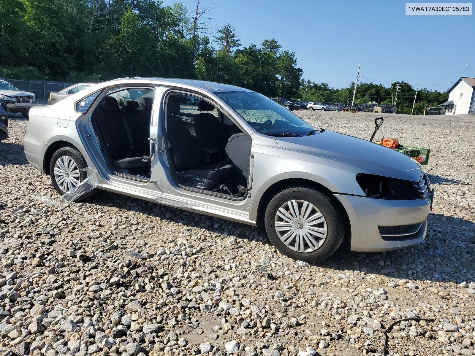 2014 Volkswagen Passat S VIN: 1VWAT7A30EC105783 Lot: 60275874