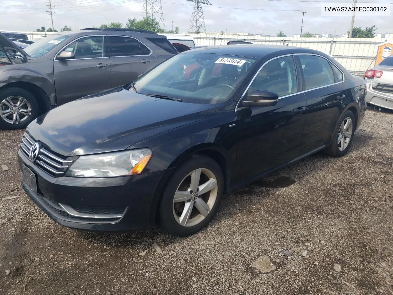 2014 Volkswagen Passat S VIN: 1VWAS7A35EC030162 Lot: 61773154