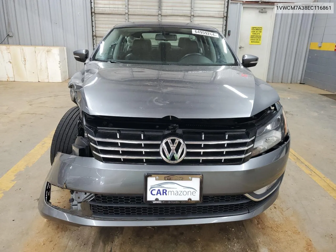 2014 Volkswagen Passat Sel VIN: 1VWCM7A38EC116861 Lot: 64959244