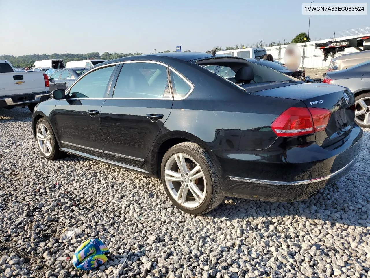 2014 Volkswagen Passat Sel VIN: 1VWCN7A33EC083524 Lot: 65785844