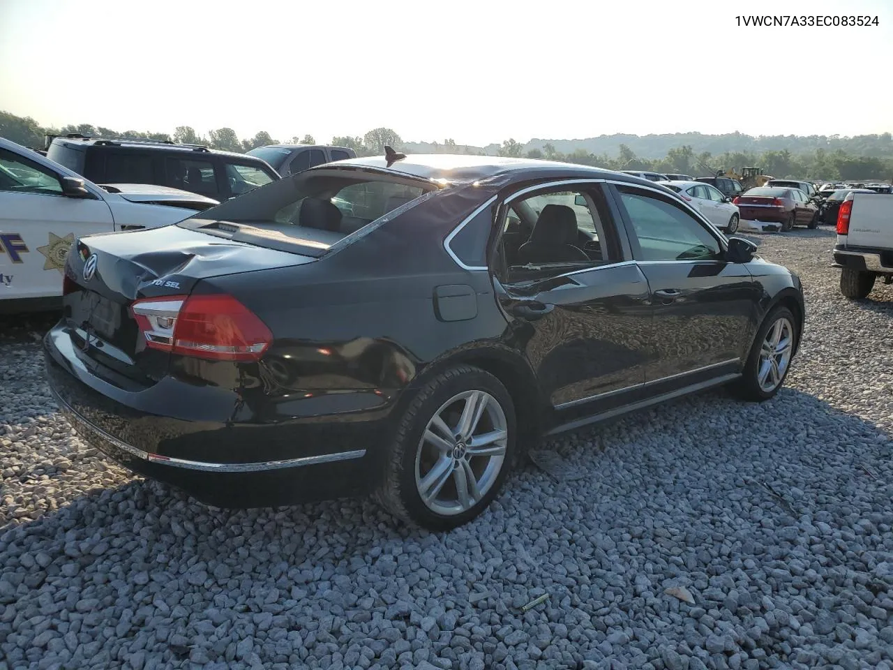 2014 Volkswagen Passat Sel VIN: 1VWCN7A33EC083524 Lot: 65785844