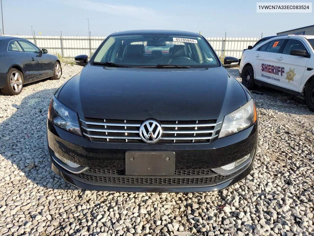 2014 Volkswagen Passat Sel VIN: 1VWCN7A33EC083524 Lot: 65785844