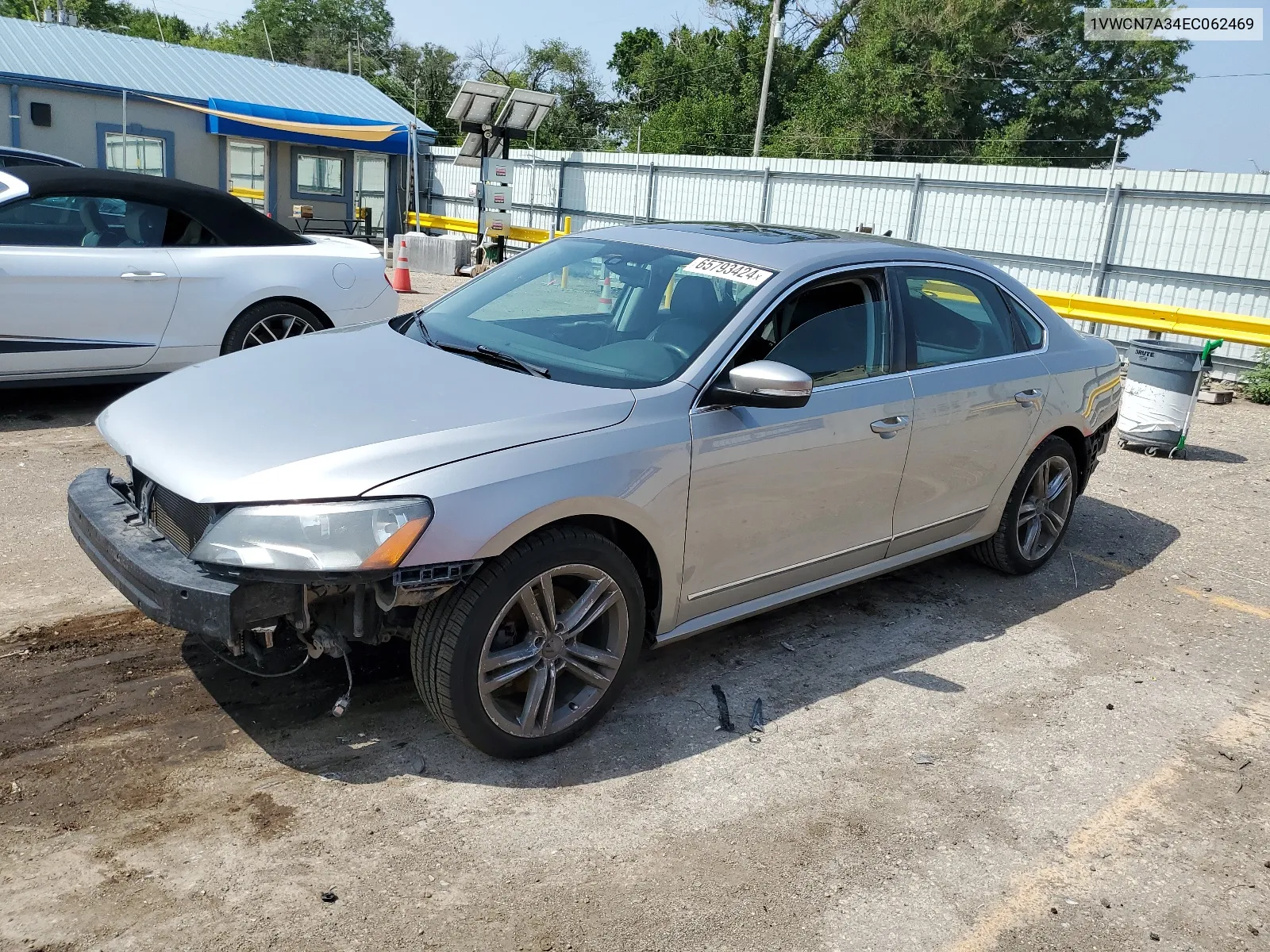 2014 Volkswagen Passat Sel VIN: 1VWCN7A34EC062469 Lot: 65793424