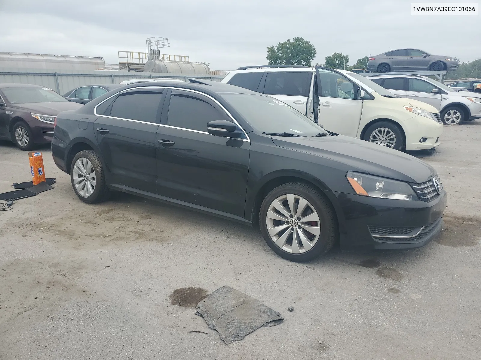 2014 Volkswagen Passat Se VIN: 1VWBN7A39EC101066 Lot: 65818564