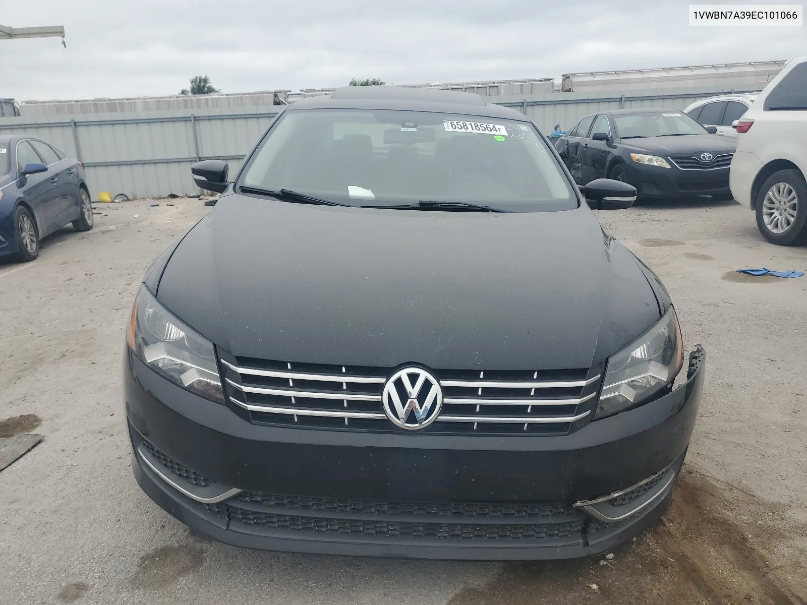 2014 Volkswagen Passat Se VIN: 1VWBN7A39EC101066 Lot: 65818564