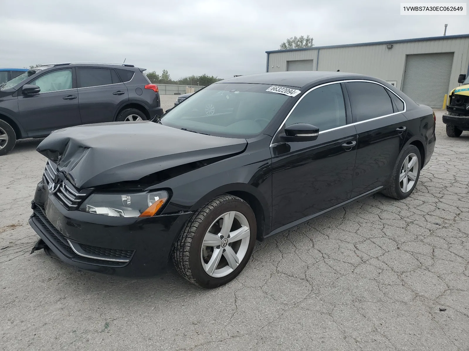 2014 Volkswagen Passat Se VIN: 1VWBS7A30EC062649 Lot: 66322094