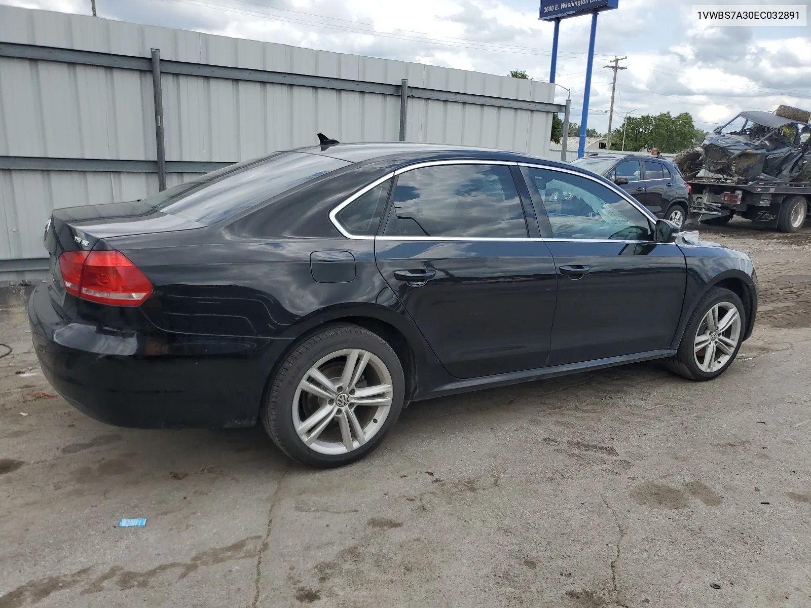 2014 Volkswagen Passat Se VIN: 1VWBS7A30EC032891 Lot: 66664104