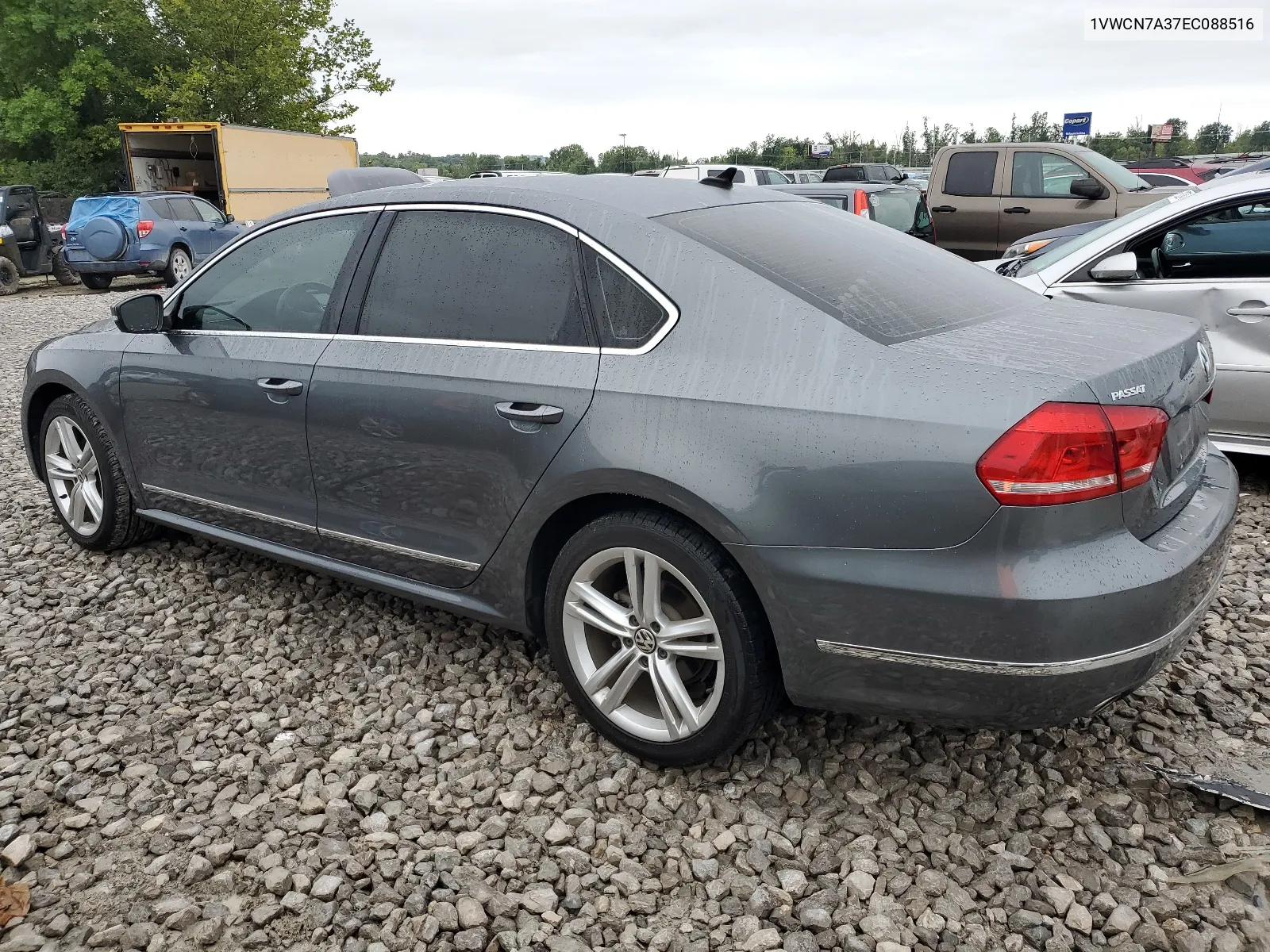 2014 Volkswagen Passat Sel VIN: 1VWCN7A37EC088516 Lot: 66784134