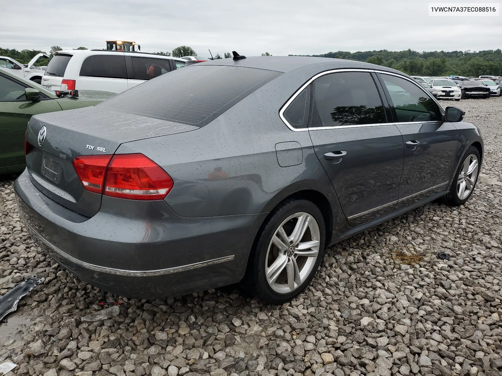 2014 Volkswagen Passat Sel VIN: 1VWCN7A37EC088516 Lot: 66784134