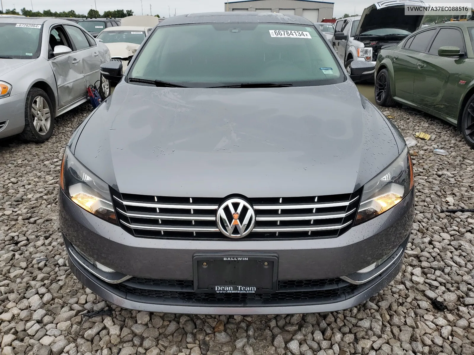 2014 Volkswagen Passat Sel VIN: 1VWCN7A37EC088516 Lot: 66784134