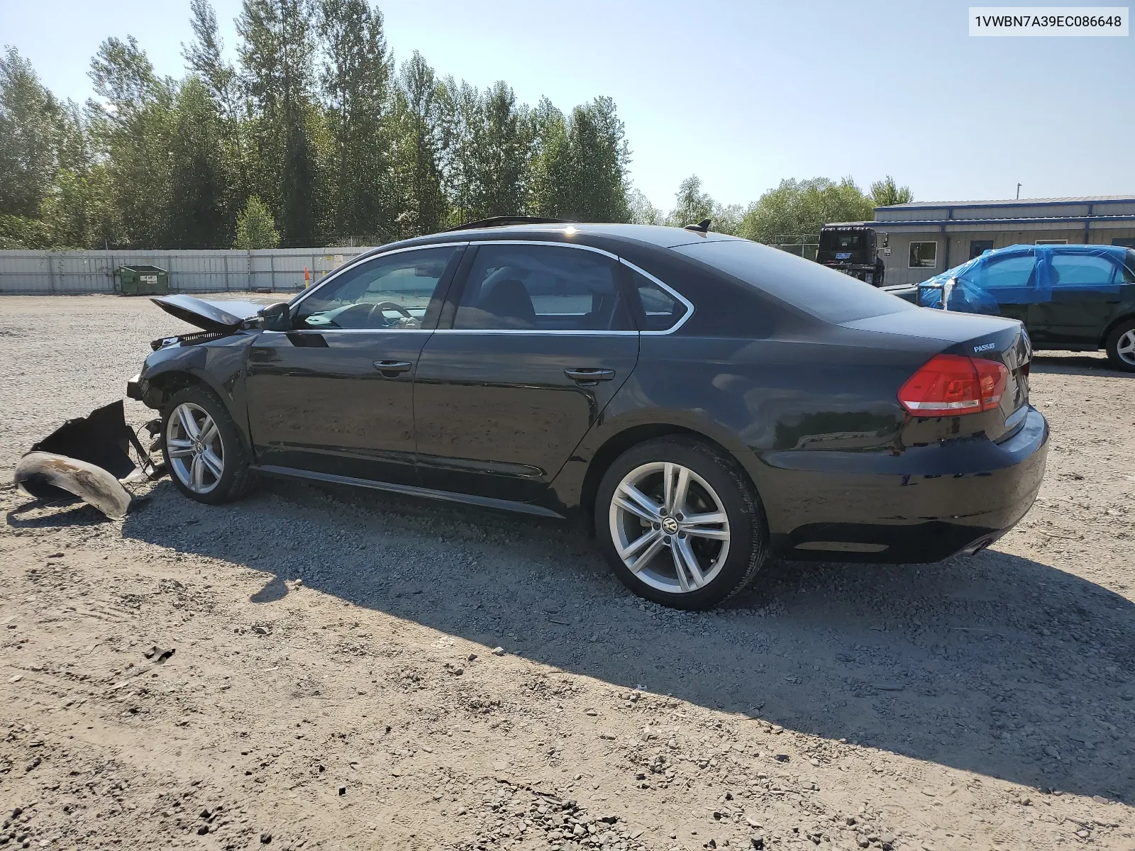 2014 Volkswagen Passat Se VIN: 1VWBN7A39EC086648 Lot: 66790864