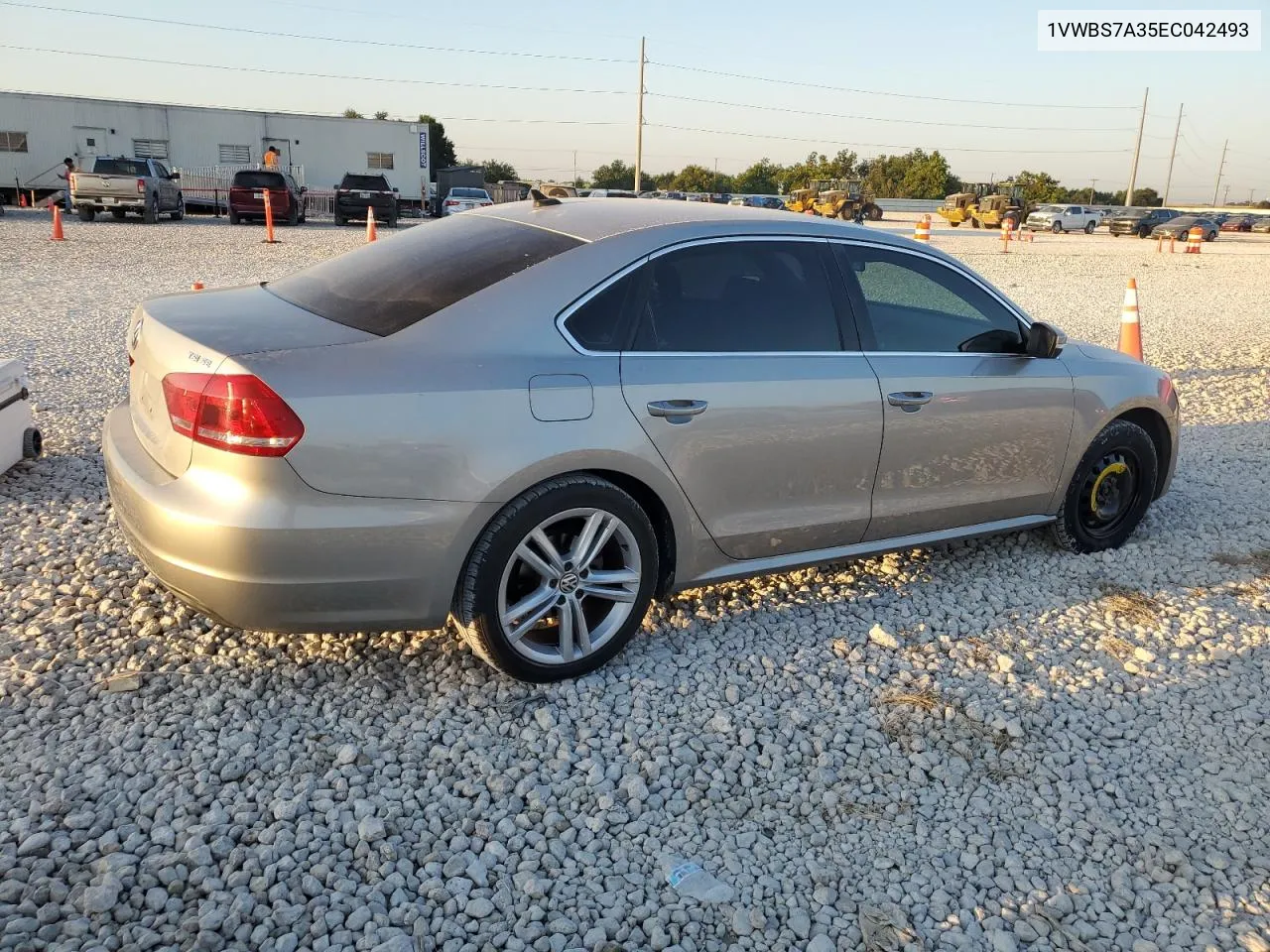 2014 Volkswagen Passat Se VIN: 1VWBS7A35EC042493 Lot: 67887464