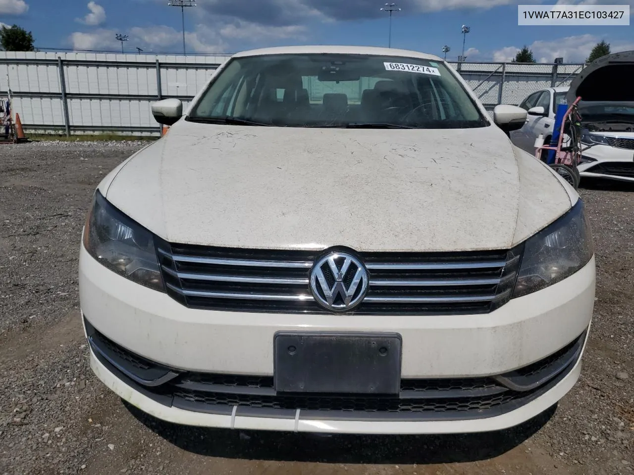 2014 Volkswagen Passat S VIN: 1VWAT7A31EC103427 Lot: 68312274