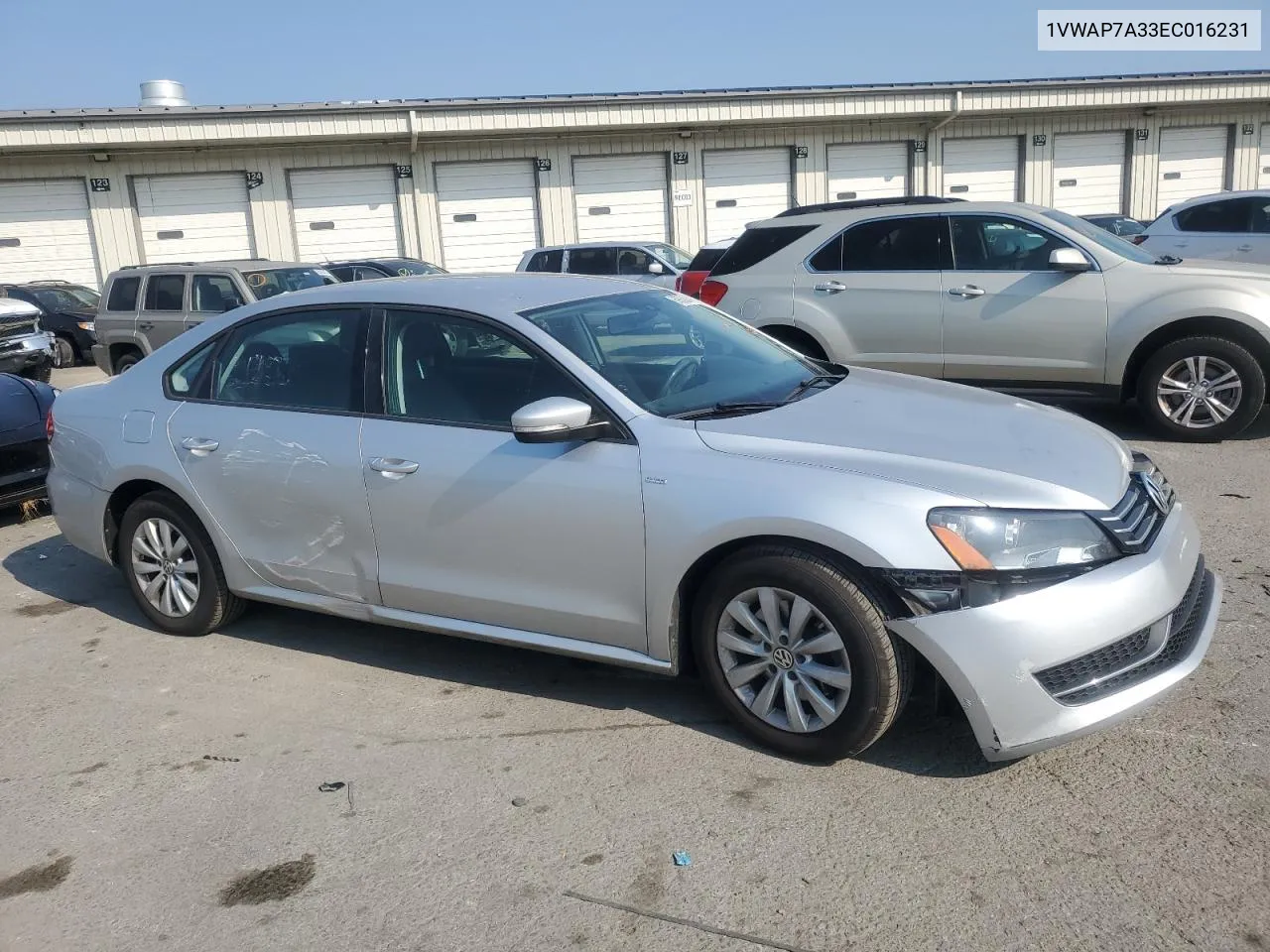 2014 Volkswagen Passat S VIN: 1VWAP7A33EC016231 Lot: 69050244