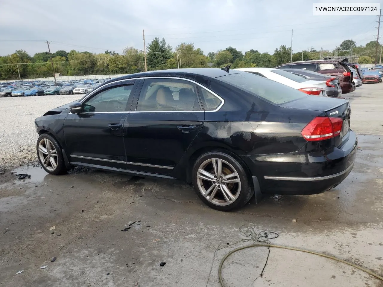 2014 Volkswagen Passat Sel VIN: 1VWCN7A32EC097124 Lot: 69373794