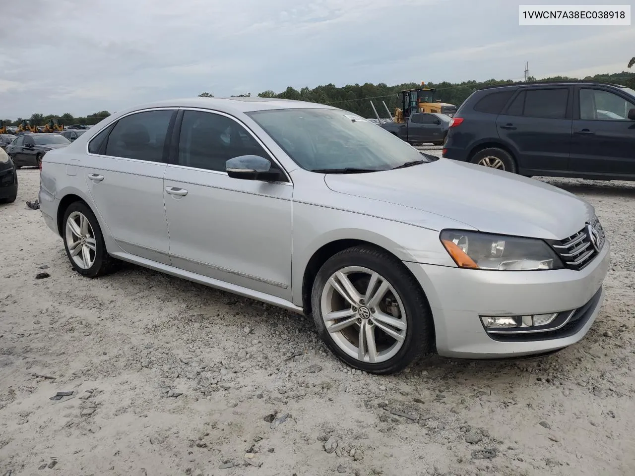 2014 Volkswagen Passat Sel VIN: 1VWCN7A38EC038918 Lot: 69504394