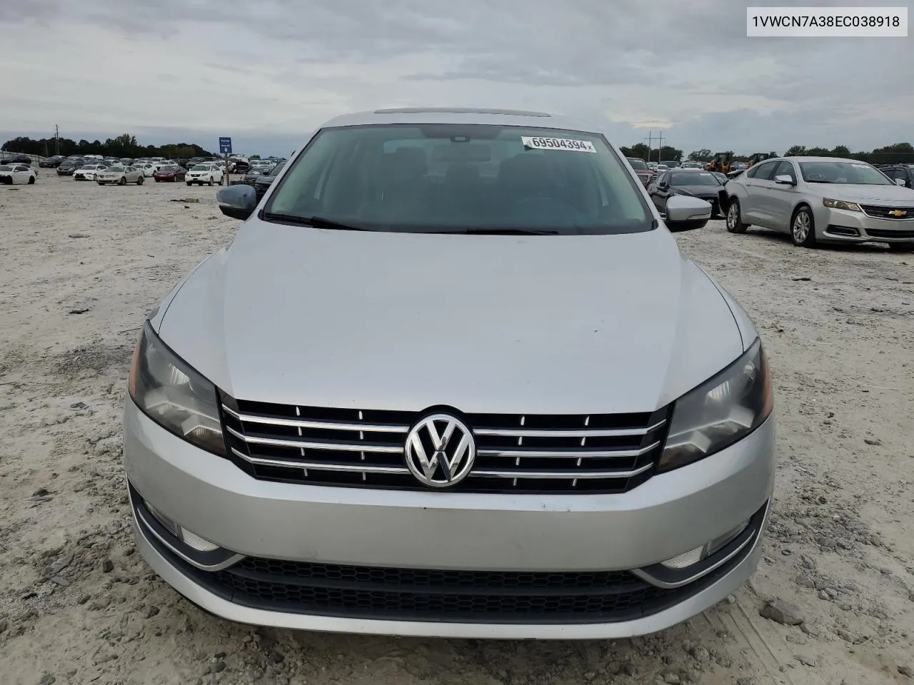 2014 Volkswagen Passat Sel VIN: 1VWCN7A38EC038918 Lot: 69504394