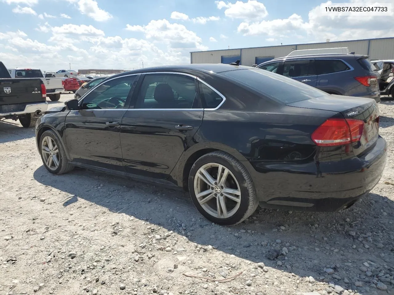 2014 Volkswagen Passat Se VIN: 1VWBS7A32EC047733 Lot: 69517494