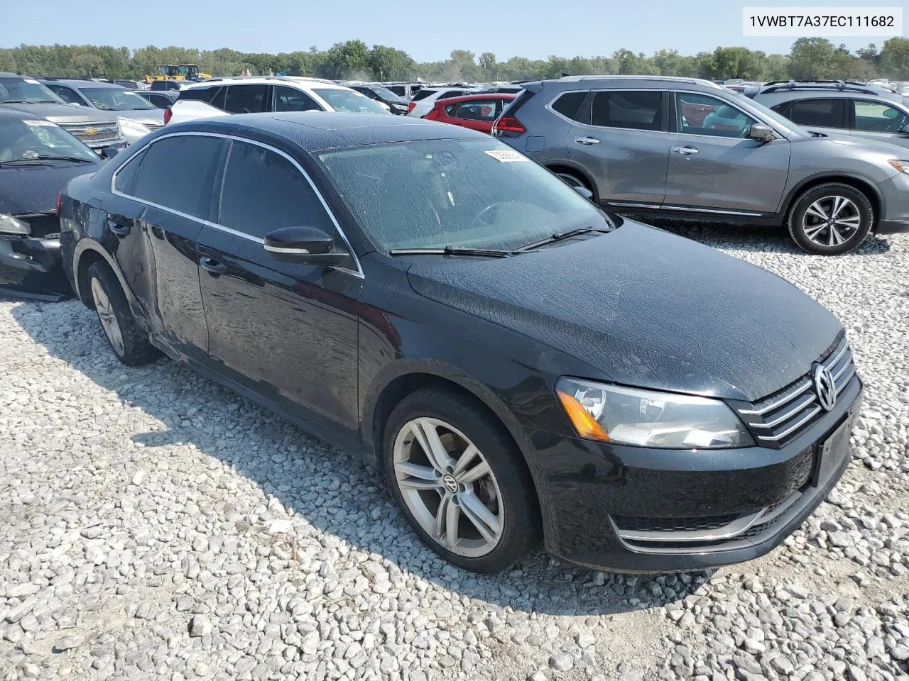 2014 Volkswagen Passat Se VIN: 1VWBT7A37EC111682 Lot: 70056584