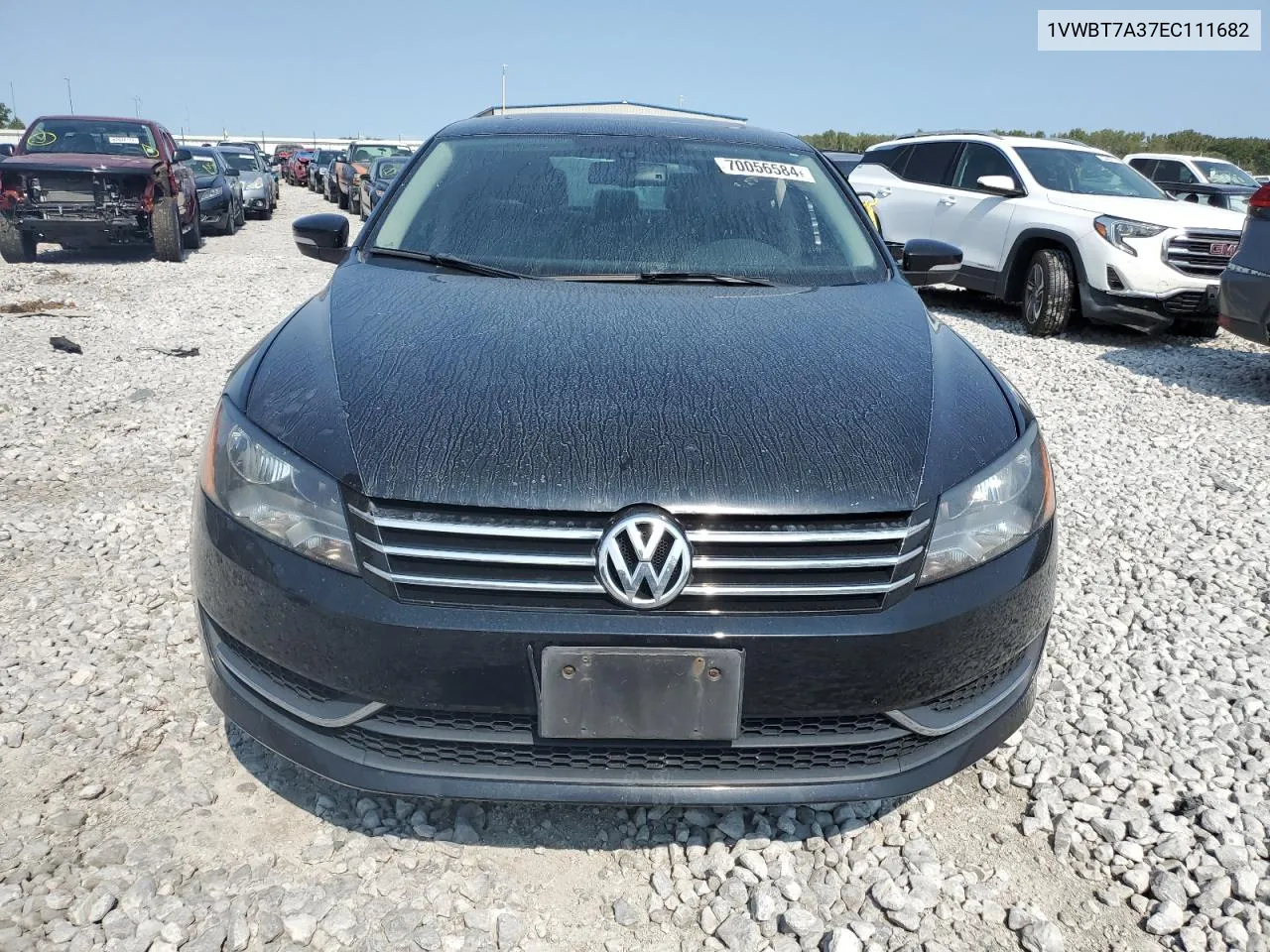 2014 Volkswagen Passat Se VIN: 1VWBT7A37EC111682 Lot: 70056584