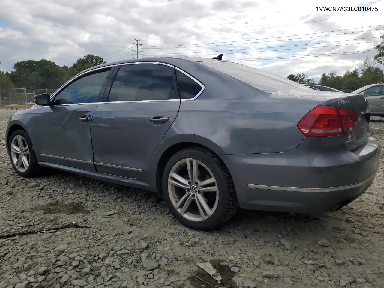 1VWCN7A33EC010475 2014 Volkswagen Passat Sel