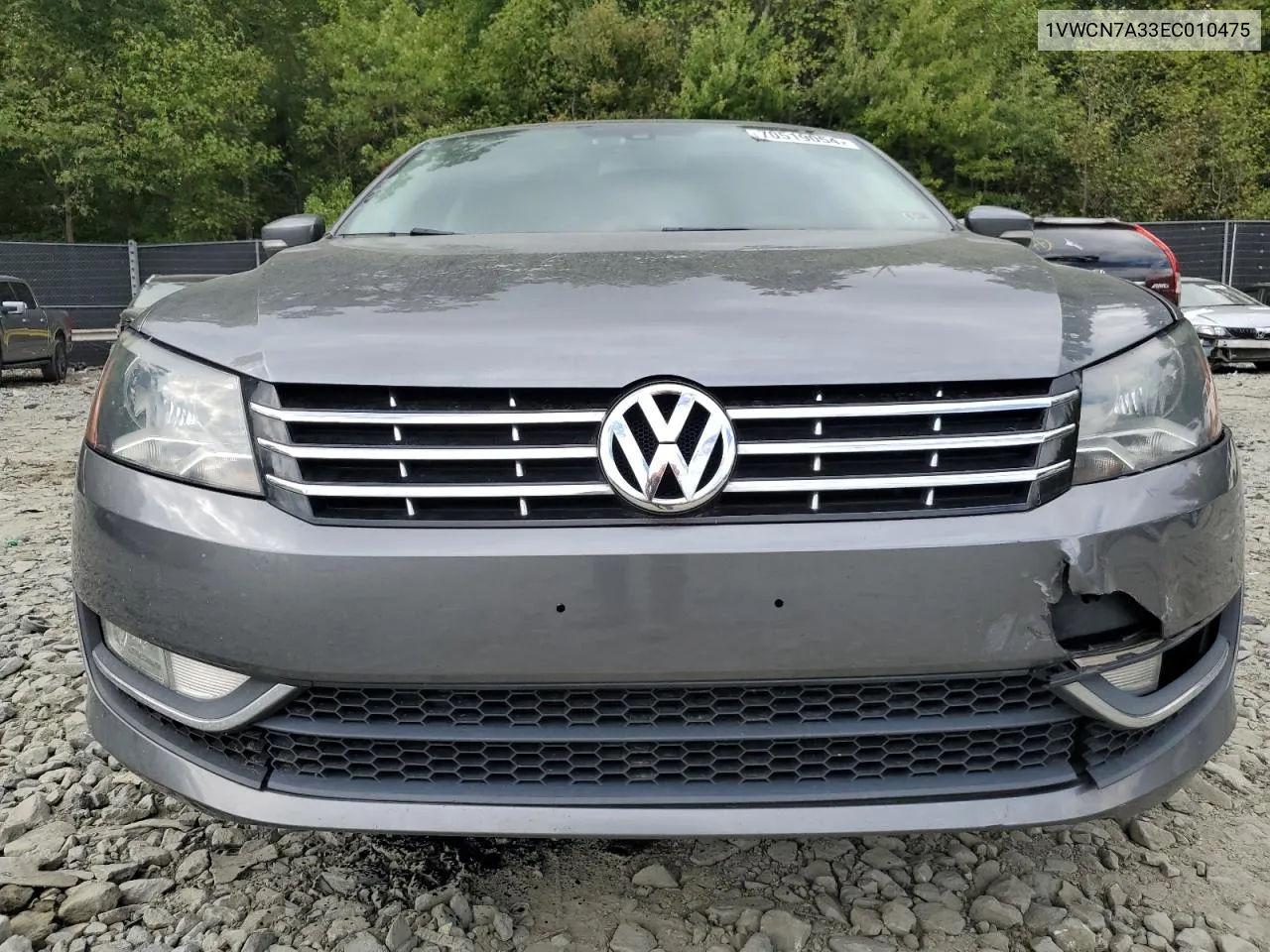 2014 Volkswagen Passat Sel VIN: 1VWCN7A33EC010475 Lot: 70519054