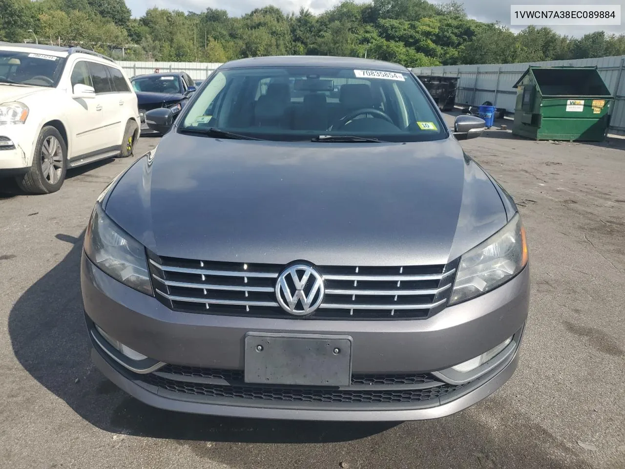 1VWCN7A38EC089884 2014 Volkswagen Passat Sel