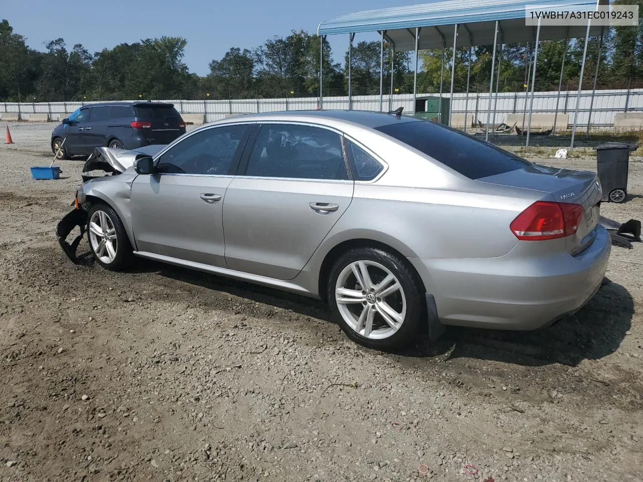 2014 Volkswagen Passat Se VIN: 1VWBH7A31EC019243 Lot: 70993534